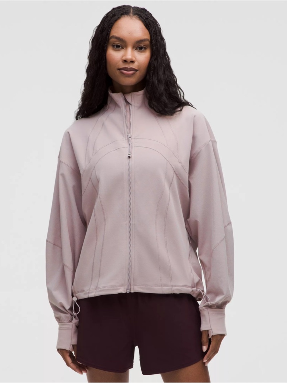 Lululemon Relaxed Define Jacket in twilight rose SIZE 4